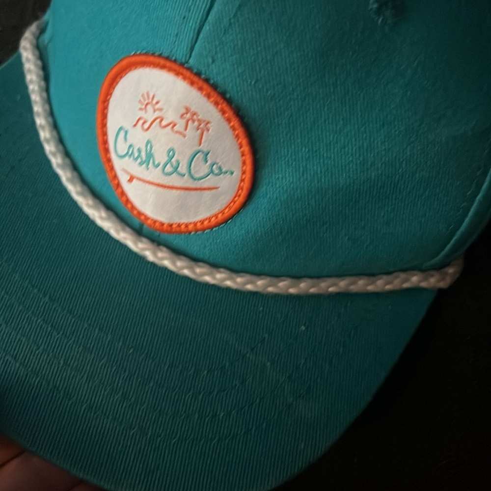 Cash and Co little kid teal surf snap back hat some signs of wear see pics M/L. - Picture 4 of 6